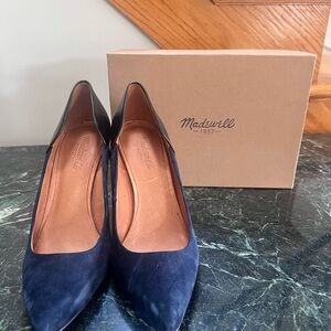 Madewell Women's Blue and Black Pumps